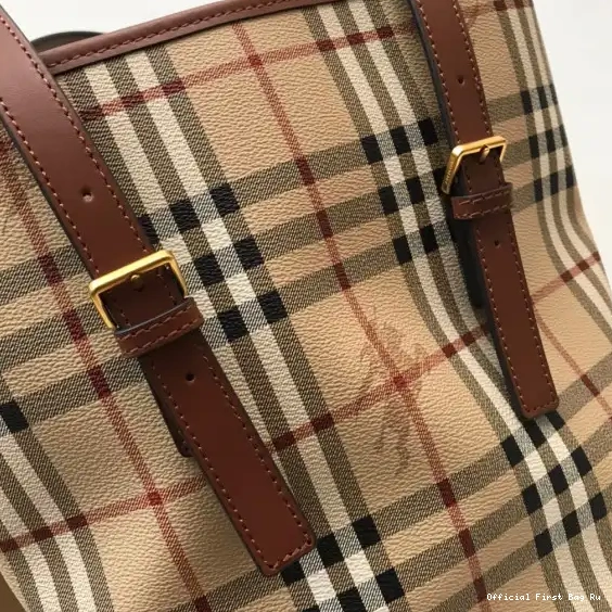Official First Bag Ru BURBERRY Bag Tote 0610